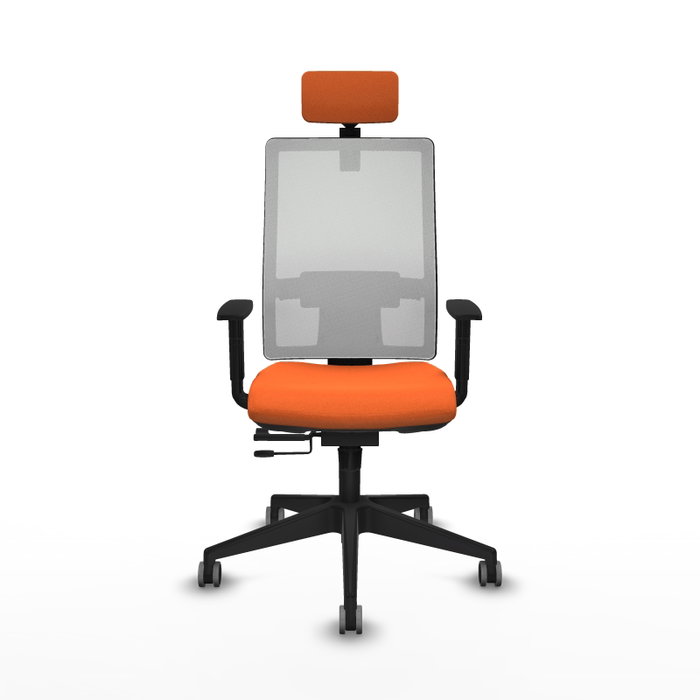 PIQUERAS Y CRESPO Silla de oficina Horna Naranja y Blanco PIQUERAS Y CRESPO Silla de oficina Horna Naranja y Blanco