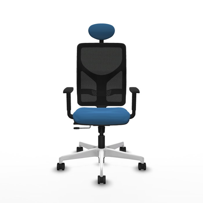 PIQUERAS Y CRESPO Silla de oficina Motilla con mecanismo Sincro/Traslack, Azul claro y Negro PIQUERAS Y CRESPO Silla de oficina Motilla con mecanismo Sincro/Traslack, Azul claro y Negro