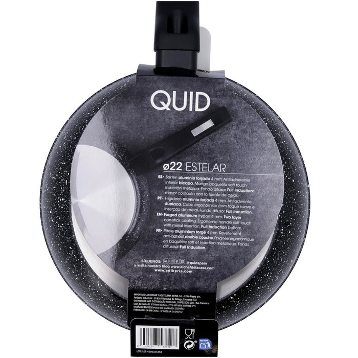 Sartén Aluminio Forjado Estelar Quid 22 cm