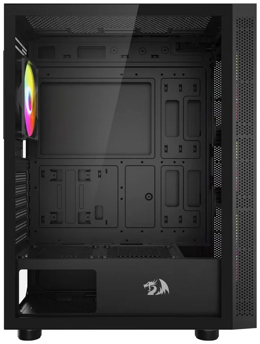 Redragon Spark GC-621-4F Caja Ordenador PC Gaming Malla Frontal Ventiladores RGB Cristal Templado USB-C
