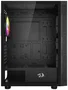 Redragon Spark GC-621-4F Caja Ordenador PC Gaming Malla Frontal Ventiladores RGB Cristal Templado USB-C