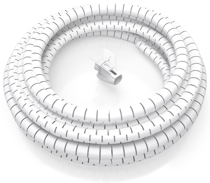 Aisens Organizador de Cables en Espiral 25mm Blanco 3.0m Aisens Organizador de Cables en Espiral 25mm Blanco 3.0m