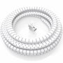 Aisens Organizador de Cables en Espiral 25mm Blanco 3.0m
