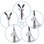 Aisens Organizador de Cables en Espiral 25mm Blanco 3.0m