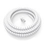 Aisens Organizador de Cables en Espiral 25mm Blanco 3.0m