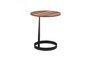 Hanah Home Mesa Auxiliar Callisto Nogal MDF Metal 50x58x50 cm