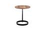 Hanah Home Mesa Auxiliar Callisto Nogal MDF Metal 50x58x50 cm