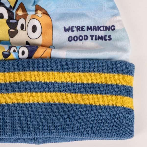 Cerdá Conjunto 3 Piezas Bluey Gorro Braga Cuello Guantes Niños Niñas 2-8 Años Multicolor Acrílico Poliéster Cerdá Conjunto 3 Piezas Bluey Gorro Braga Cuello Guantes Niños Niñas 2-8 Años Multicolor Acrílico Poliéster
