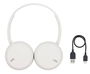JVC Auriculares Bluetooth Diadema, Color Blanco, Auriculares Inalámbricos de Diadema