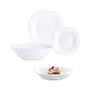 Luminarc Vajilla Opal Carine Blanco 19 Piezas - 6 Personas