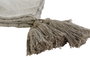 DKD Home Decor Plaid Scandi Beige Blanco 170 x 130 cm (2 Unidades) Algodon