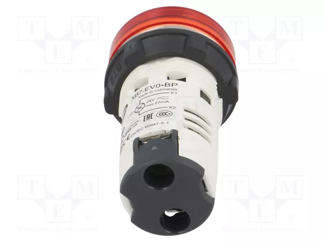 SCHNEIDER ELECTRIC Lámpara de control Harmony XB7 Roja 24V Ø22mm