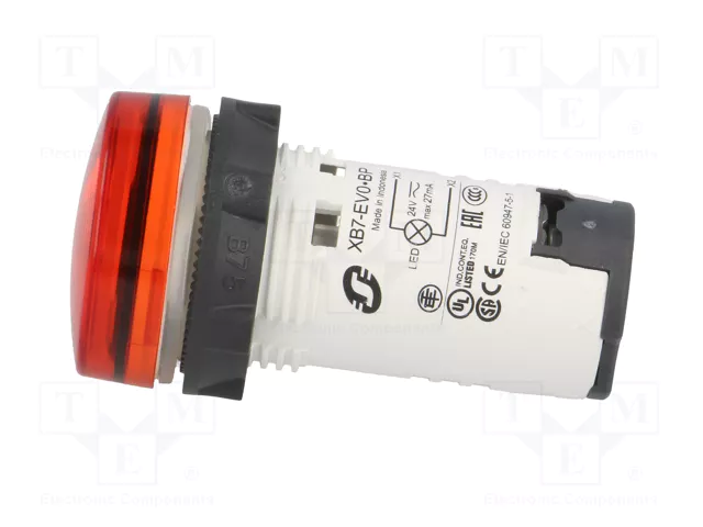 SCHNEIDER ELECTRIC Lámpara de control Harmony XB7 Roja 24V Ø22mm