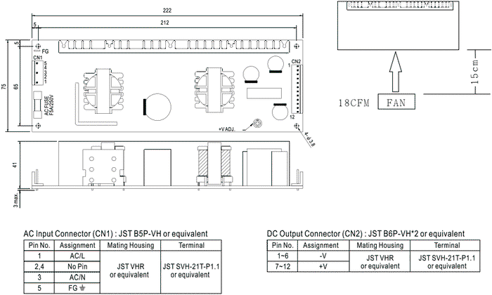 MEAN WELL LPP-150-24 151,2W 24V DC