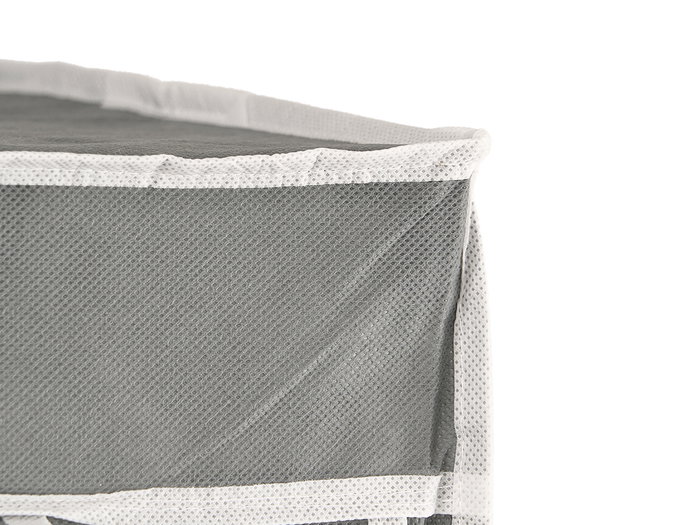 Kipit Zapatero 9 Estantes Tela Gris 56 cm x 11 cm x 16 cm (Set de 6) Kipit Zapatero 9 Estantes Tela Gris 56 cm x 11 cm x 16 cm (Set de 6)