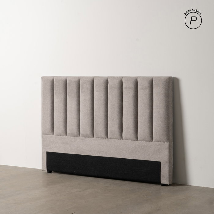 Cabecero Gris Tejido Dormitorio 160 X 8 X 100 cm
