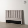 Cabecero Gris Tejido Dormitorio 160 X 8 X 100 cm
