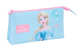 Safta Bolso escolar portatodo triple Frozen 120x220x30 mm