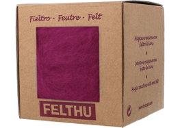 Felthu Fieltro de lana burdeos 100gr.