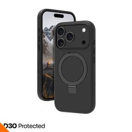 Dbrand Iceland Ultra D3O MS Kick Funda para iPhone 17 Pro Negro | Compatible MagSafe | Resistente a Impactos (4 m) | Plástico 100% Reciclado