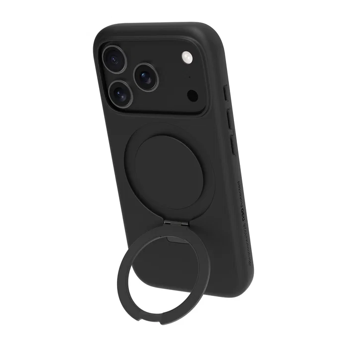 Dbrand Iceland Ultra D3O MS Kick Funda para iPhone 17 Pro Negro | Compatible MagSafe | Resistente a Impactos (4 m) | Plástico 100% Reciclado