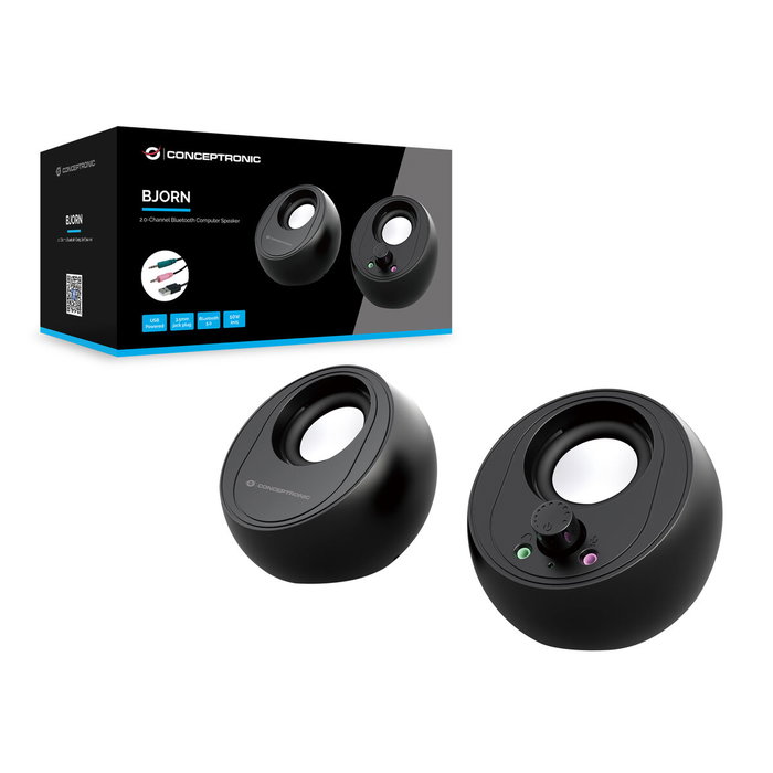 Conceptronic BJORN01B Altavoces 2.0 Bluetooth 10W Negro Conceptronic BJORN01B Altavoces 2.0 Bluetooth 10W Negro