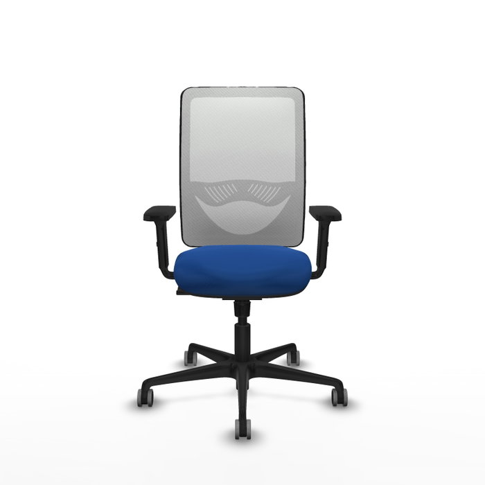 PIQUERAS Y CRESPO Silla de oficina Zulema con mecanismo Sincro, Azul y Blanco PIQUERAS Y CRESPO Silla de oficina Zulema con mecanismo Sincro, Azul y Blanco