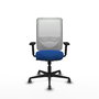 PIQUERAS Y CRESPO Silla de oficina Zulema con mecanismo Sincro, Azul y Blanco