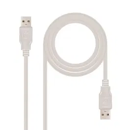 Nano Cable 10.01.0304 Cable USB 2.0 Macho - Macho 3m Beige