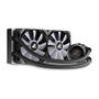 Sharkoon S80 RGB Kit Refrigeración Líquida AIO 240mm CPU con 2 Ventiladores 120mm, Negro, Compatible Intel y AMD