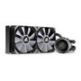 Sharkoon S80 RGB Kit Refrigeración Líquida AIO 240mm CPU con 2 Ventiladores 120mm, Negro, Compatible Intel y AMD