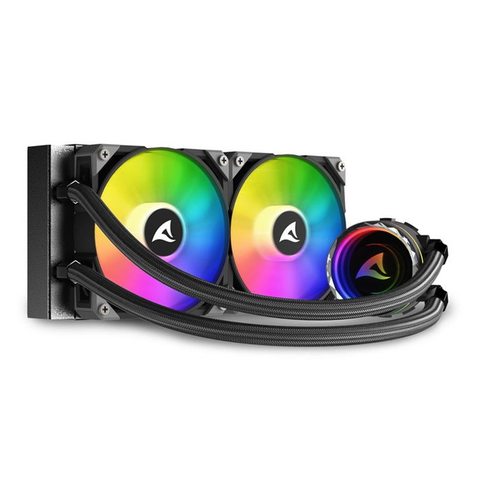 Sharkoon S80 RGB Refrigeración Líquida AIO 240mm Negro Sharkoon S80 RGB Refrigeración Líquida AIO 240mm Negro