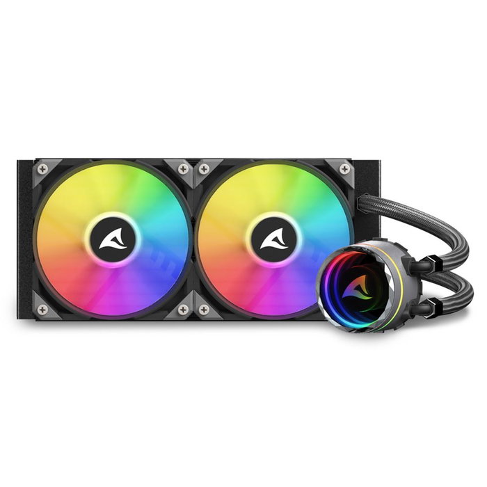 Sharkoon S80 RGB Refrigeración Líquida AIO 240mm Negro Sharkoon S80 RGB Refrigeración Líquida AIO 240mm Negro