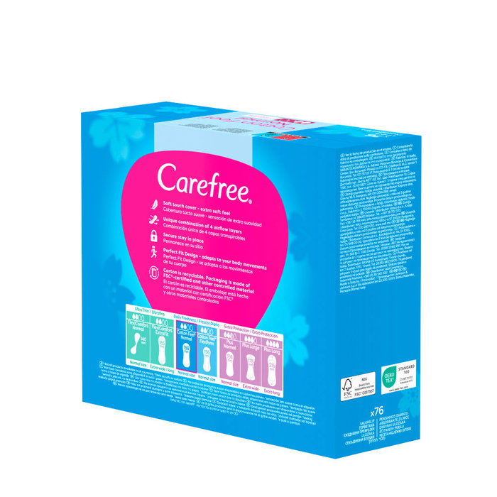 Carefree Cotton protector sin fragancia 76 u Carefree Cotton protector sin fragancia 76 u