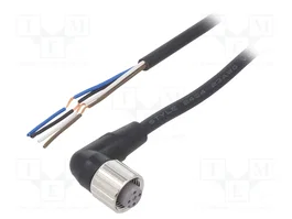 OMRON Cable para sensores M12 hembra angular 5m