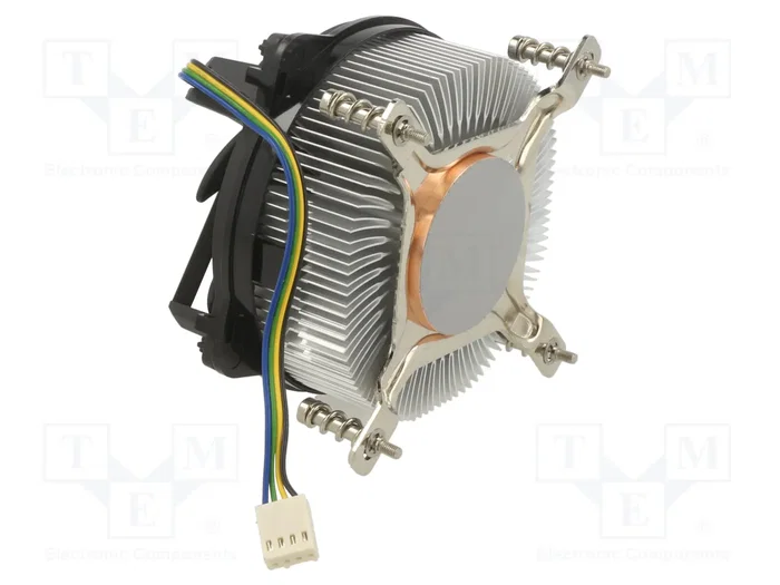 Akasa AK–CC6608BP01 Low Profile cooler CPU LGA 1700, 63,2 mm Akasa AK–CC6608BP01 Low Profile cooler CPU LGA 1700, 63,2 mm
