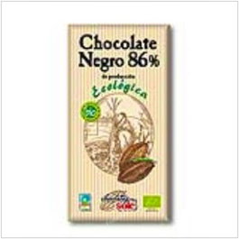 CHOCOLATES SOLE Chocolate Negro 86% Ecológico Sin Gluten 100g
