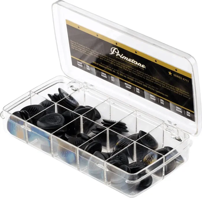 DUNLOP Caja de 360 unidades de púas Primetone® Classic - 5 medidas DUNLOP Caja de 360 unidades de púas Primetone® Classic - 5 medidas