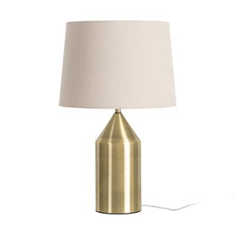 Lámpara Mesa Metal Iluminación 38 X 38 X 60 cm