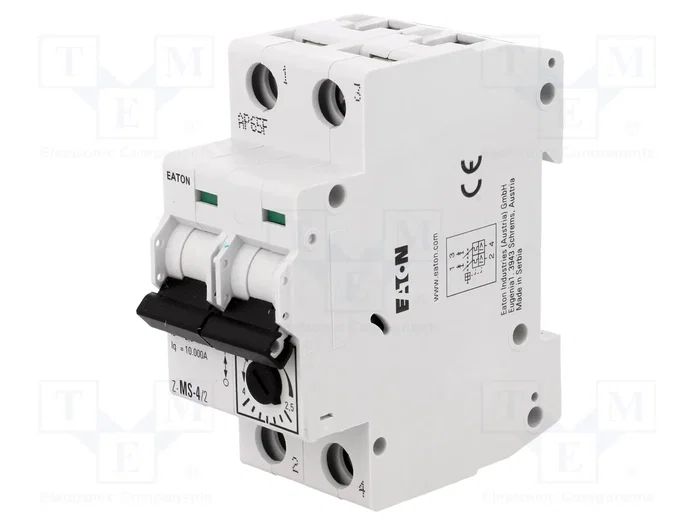 EATON ELECTRIC Interruptor motorizado Z-MS-4.0/2 1,5kW 220÷440VAC EATON ELECTRIC Interruptor motorizado Z-MS-4.0/2 1,5kW 220÷440VAC