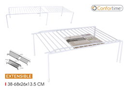 Confortime Organizador Cocina Extensible 38-68 cm x 26 cm x 13.5 cm (12 Unidades)