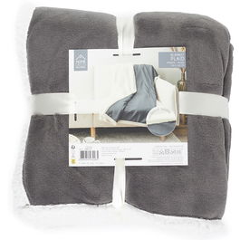 Home Deco Factory Manta Sherpa Microfibra 120x150 cm Poliéster