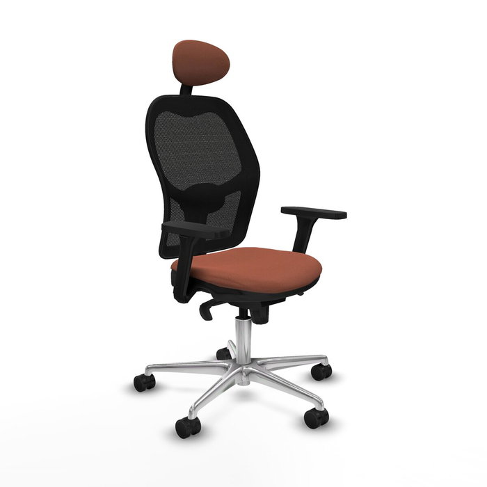 PIQUERAS Y CRESPO Silla de oficina Jorquera Marrón y Negro PIQUERAS Y CRESPO Silla de oficina Jorquera Marrón y Negro
