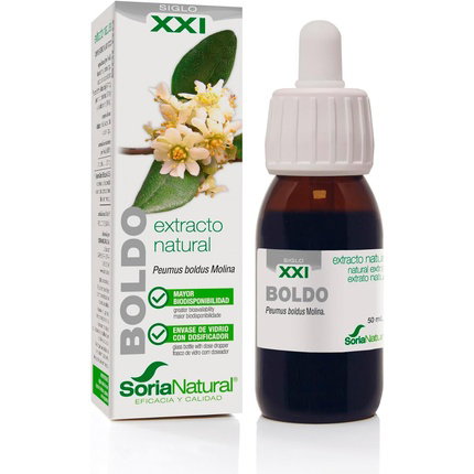Soria Natural Extracto de Boldo Fórmula XXI 50ml Soria Natural Extracto de Boldo Fórmula XXI 50ml