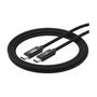 Conceptronic Cable USB-C a USB-C ETTA02B20 de 2 m, 100W, 20 Gbps, Negro