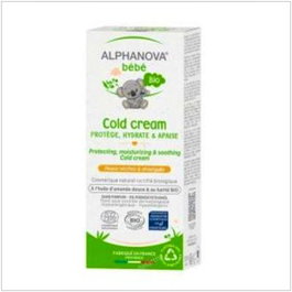 ALPHANOVA Crema Calmante Bebé Bio 50ml, Hidratante para Piel Seca y Dañada, Sin Perfume