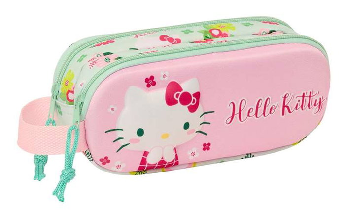Safta Portatodo Doble 3D Hello Kitty 21x8x6 cm