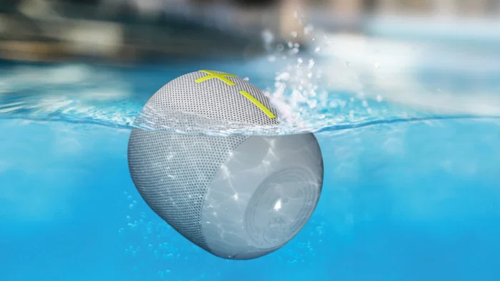 Ultimate Ears WONDERBOOM 4 Altavoz Portátil Bluetooth, 14h Autonomía, IP67, Resistente al Agua, Gris/Amarillo, EMEA28-935