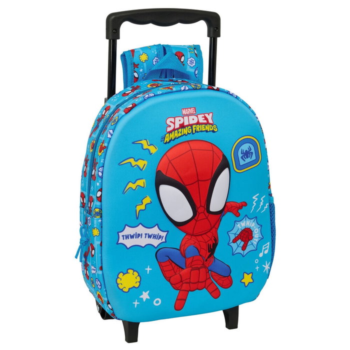 Safta Mochila Trolley 3D Spidey Marvel con Ruedas Safta Mochila Trolley 3D Spidey Marvel con Ruedas