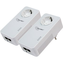 ALLNET INTD Powerline 1200Mbit Bundle de 2 adaptadores SmartLink Passthrough ALL1681205v2